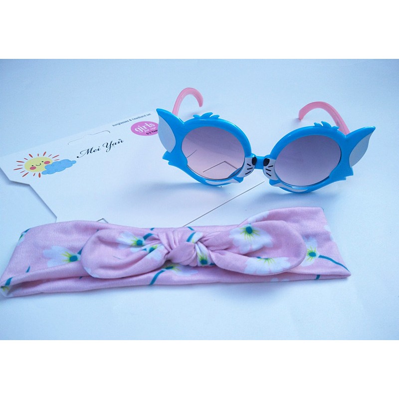 Children Sunglasses Manufacturer - OEM Two-piece UV Sunglasses Headband Set