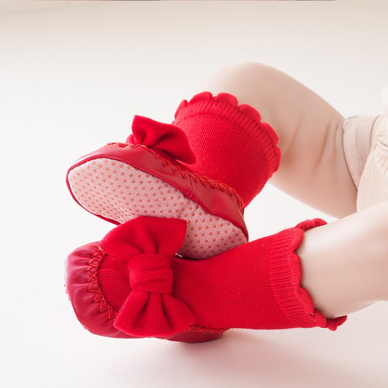 Baby Socks Manufacturer - OEM Spring Autumn Anti-slip Toddler Shoes Slipper