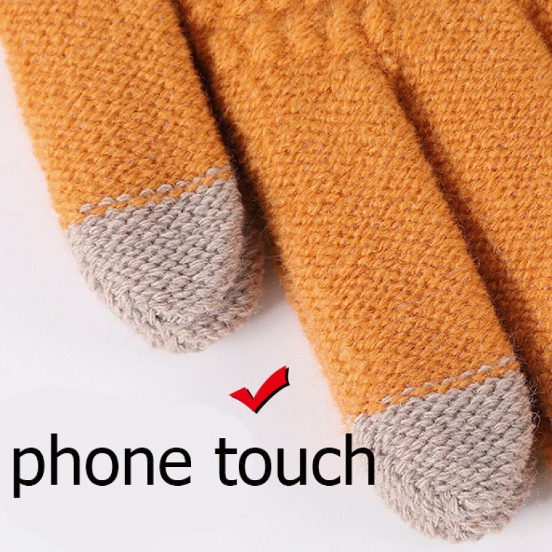 Winter Gloves Manufacturer - OEM Men Women Fashion Touch Screen Jacquard