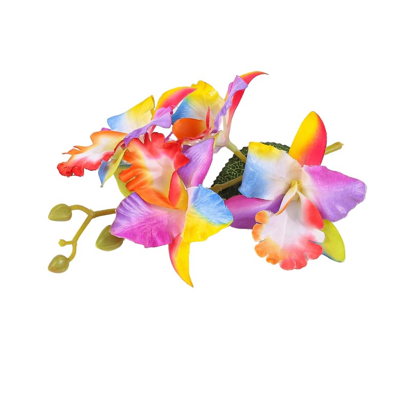 Orchid Hairpin Manufacturer - OEM Plastic Side Bangs Hairclip for Holiday