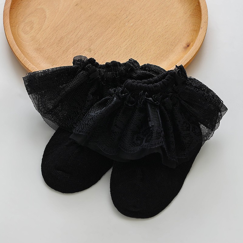 Princess Socks Factory - OEM 0-12 Years Girl Ruffle Lace Baby Socks