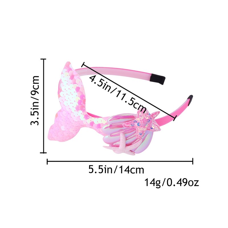 Mermaid Hairband Factory - OEM Shell Starfish Sequins Bling Headband