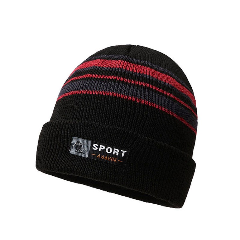 Winter Hat Manufacturer - OEM 5 Colors Thickened Fleece-lined Woolen Cap