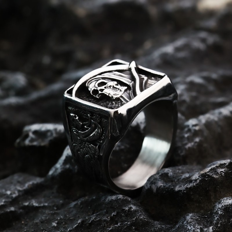 Skull Ring Factory - OEM Stainless Steel Vintage Punk Biker Jewelry