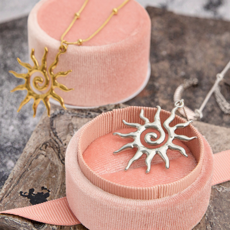 Gold Necklace Factory - OEM 18K Hammer Pattern Stainless Steel Chain