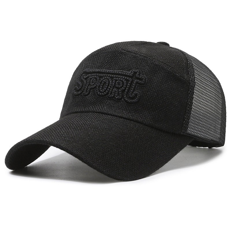 Sun Hat Factory - OEM Men's Linen Net Sunscreen Baseball Extended Eaves