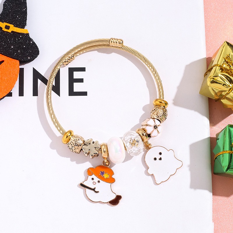 Halloween Bracelet Factory - OEM Stainless Steel Witch Ghost Pumpkin