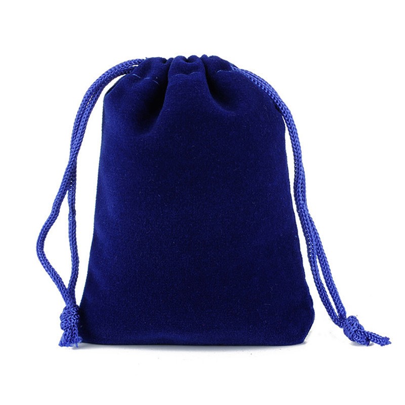 Velvet Jewelry Bag Manufacturer - OEM Black Drawstring Headphone Storage Bag