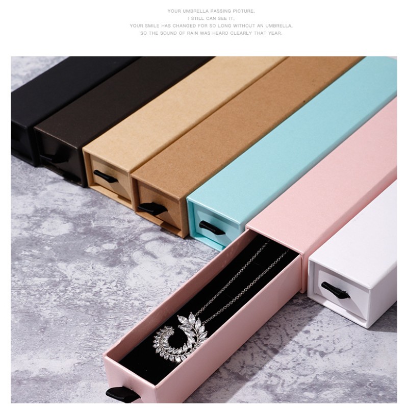 Jewelry Packaging Box Manufacturer - OEM Drawer Ring Earrings Pendant Box