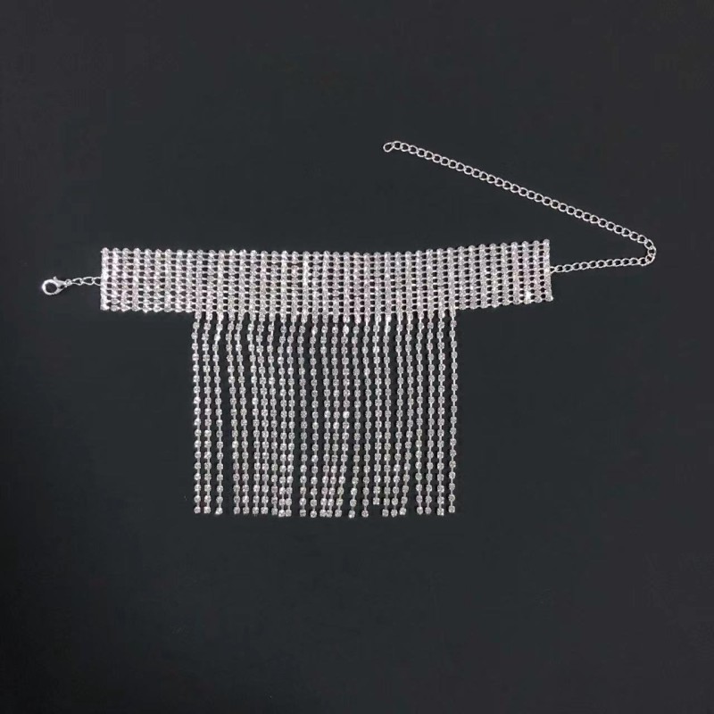 Anklet Manufacturer - OEM Crystal Tassel Chain High Heel Shoe Accessories