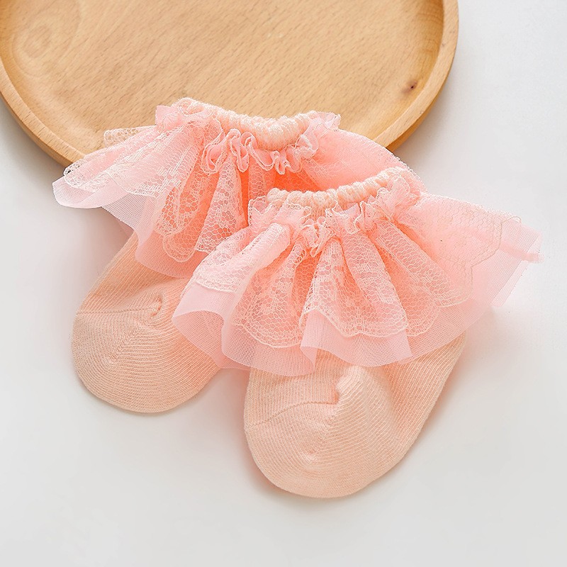 Princess Socks Factory - OEM 0-12 Years Girl Ruffle Lace Baby Socks