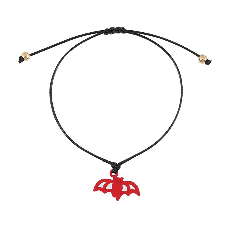 Woven Bracelet Manufacturer - OEM 8 Models Witch Hat Skull Pendant Halloween