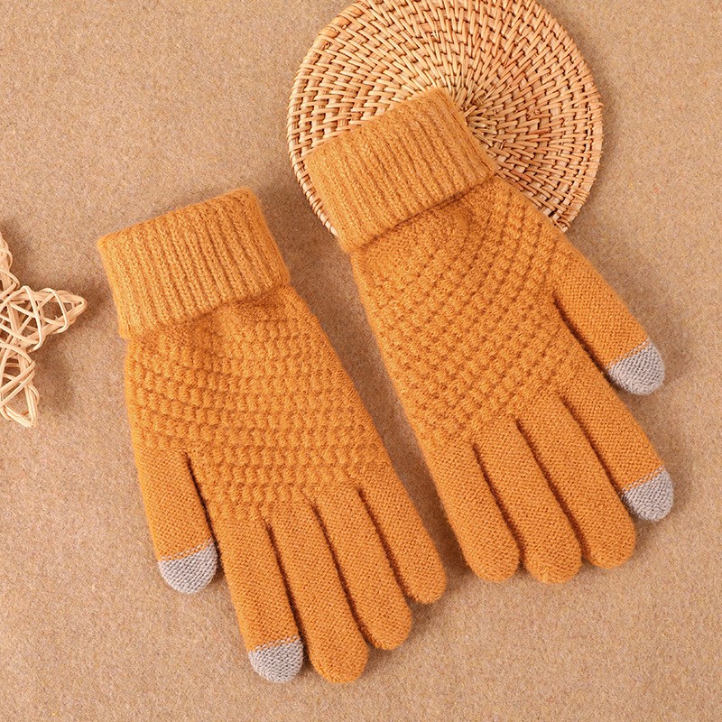 Winter Gloves Manufacturer - OEM Men Women Fashion Touch Screen Jacquard