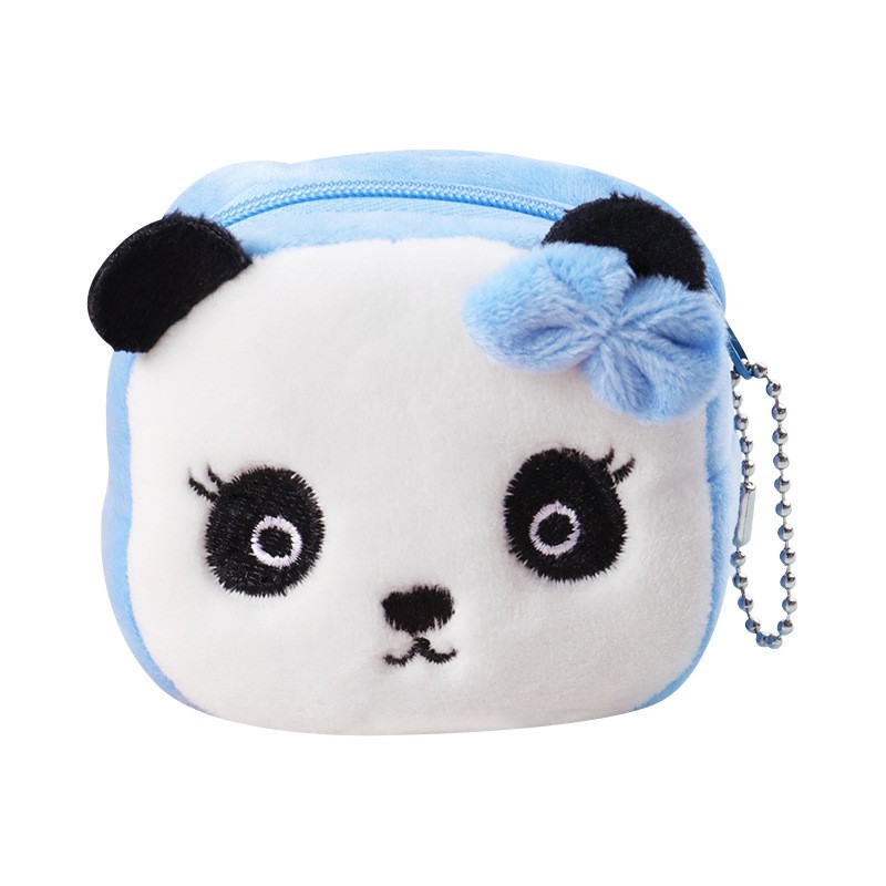 Coin Purse Factory - OEM Cartoon Plush Panda Strawberry Bear Key Case