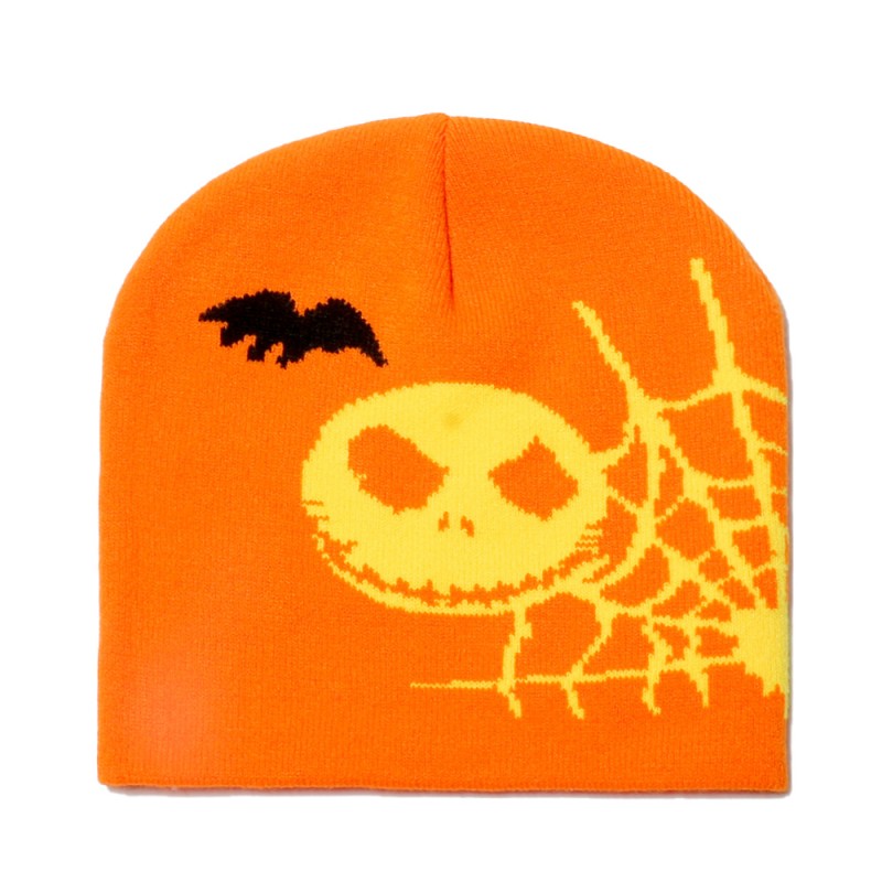 Knitted Hat Manufacturer - OEM Halloween Spider Bat Warm Hat for Women Men