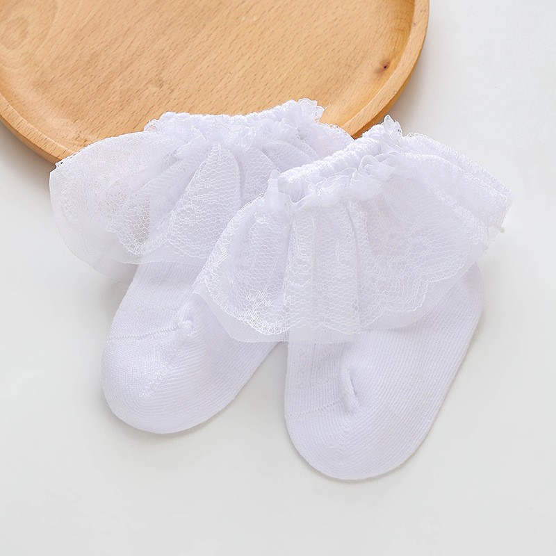 Princess Socks Factory - OEM 0-12 Years Girl Ruffle Lace Baby Socks