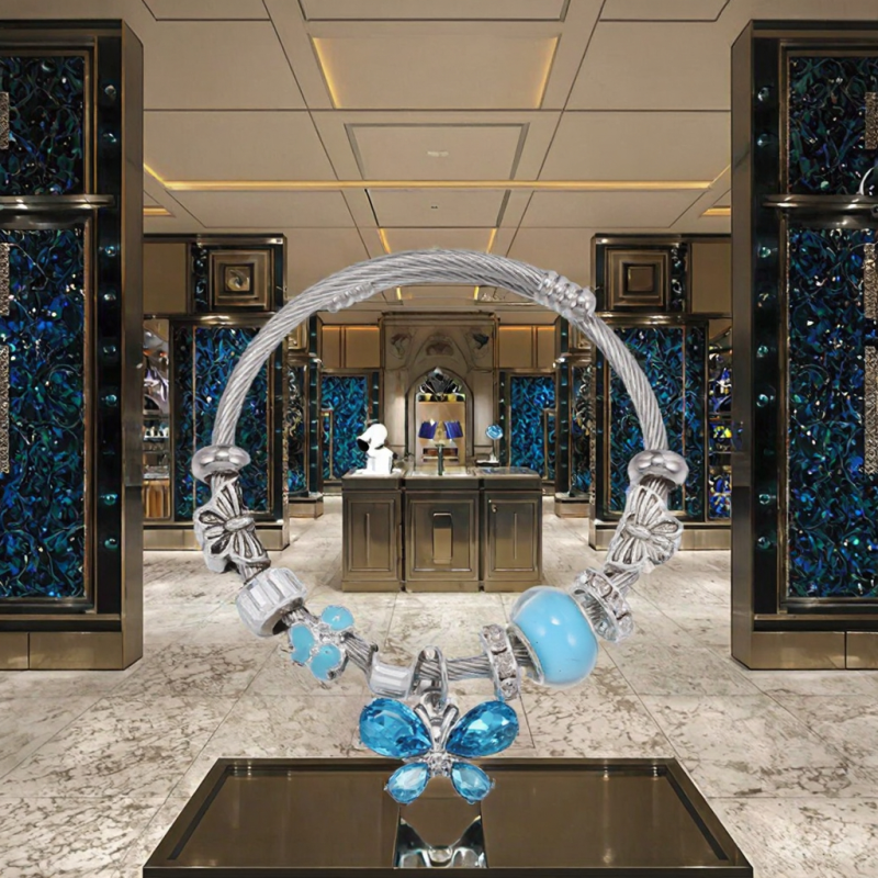 Stainless Steel Bracelet Manufacturer - OEM Custom Women's Adjustable Beaded Charm