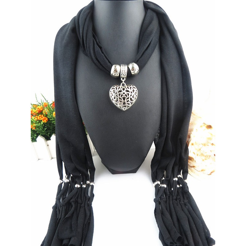 Scarf Factory - OEM 15 Colors Tassel Love Hollow Out Two-sided Shawl