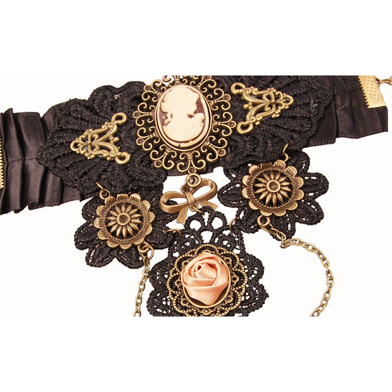 Lace Bracelet Factory - OEM Steam Engine Gear Hand Jewelry with Ring