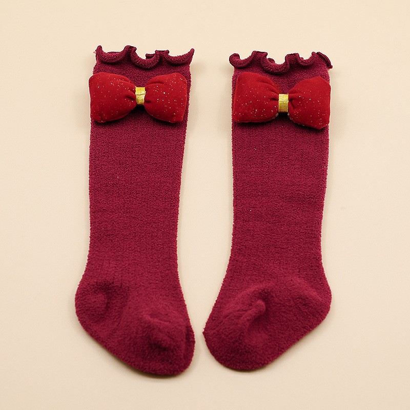 Baby Socks Manufacturer - OEM Winter Long Barrel Infant Thigh-high Socks