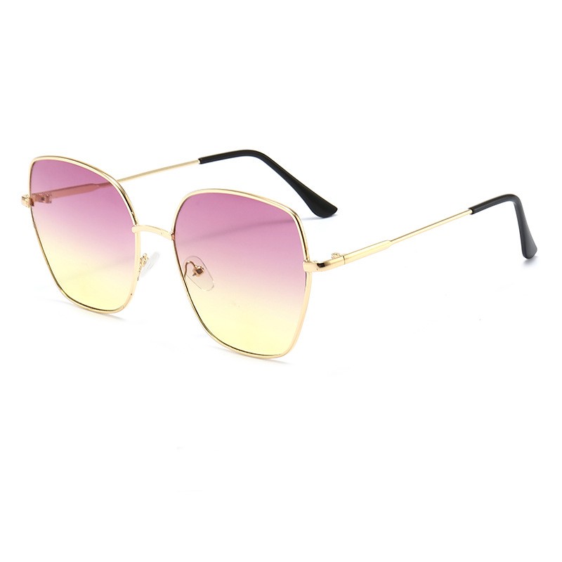 Metal Sunglasses Factory - OEM 6 Colors Frame Gradient Women Glasses