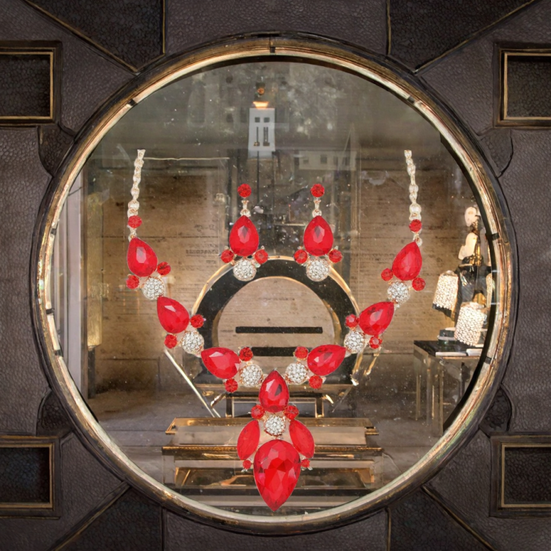 Jewelry Set Factory - OEM 18K Gold Plated Water Drop Pendant Earrings