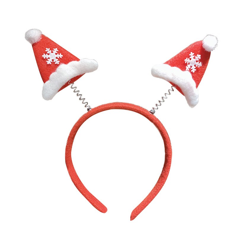 Christmas Hair Band Factory - OEM Santa Snowman Antlers Party Hair Accessories
