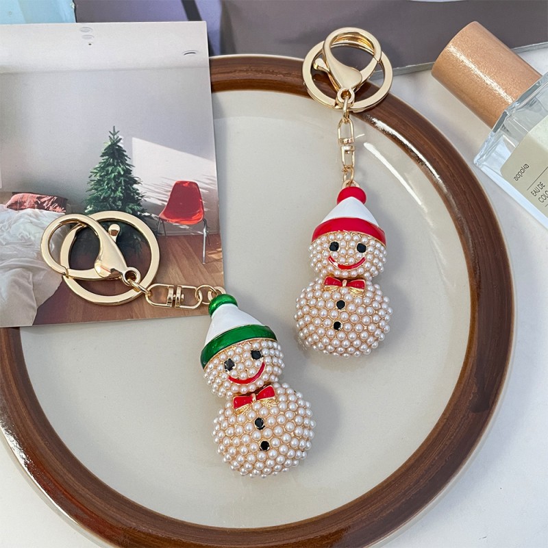 Snowman Keychain Factory - OEM Diamond Santa Alloy Rhinestone Bag Chain