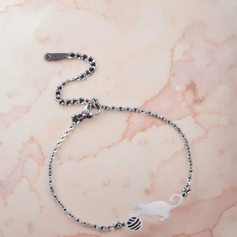 Bracelet Manufacturer - OEM Double Layer Stainless Steel Beads Couples