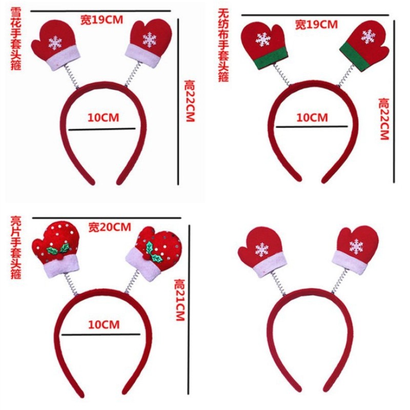 Christmas Headband Factory - OEM Fabric Buckle Santa Bear Snowman Headbands