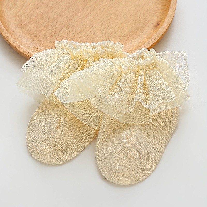Princess Socks Factory - OEM 0-12 Years Girl Ruffle Lace Baby Socks