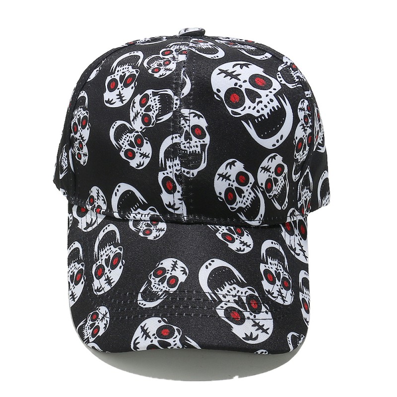 Baseball Cap Manufacturer - OEM Halloween Skull Pumpkin Pattern Cap