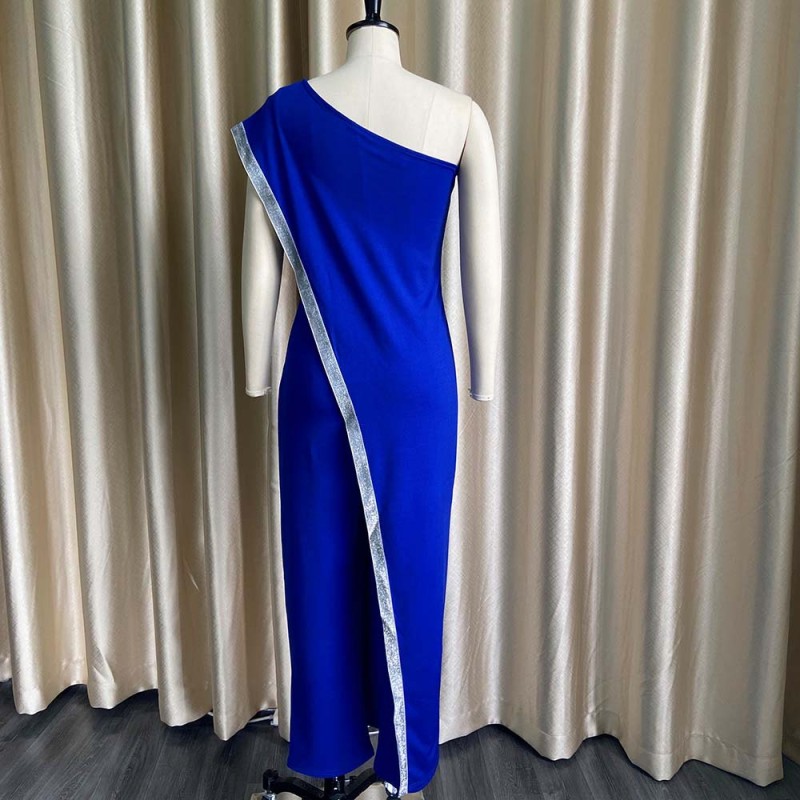 Jumpsuit Dress Manufacturer - OEM One Shoulder African Plus Size Clothing