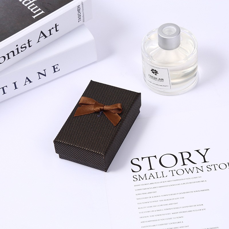 Jewelry Box Manufacturer - OEM 8*5*3cm Colorful Bow Sponge Packing Box