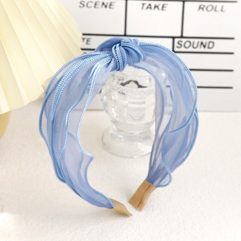 Hair Band Manufacturer - OEM Mesh Tie Knot Face Wash Head Band