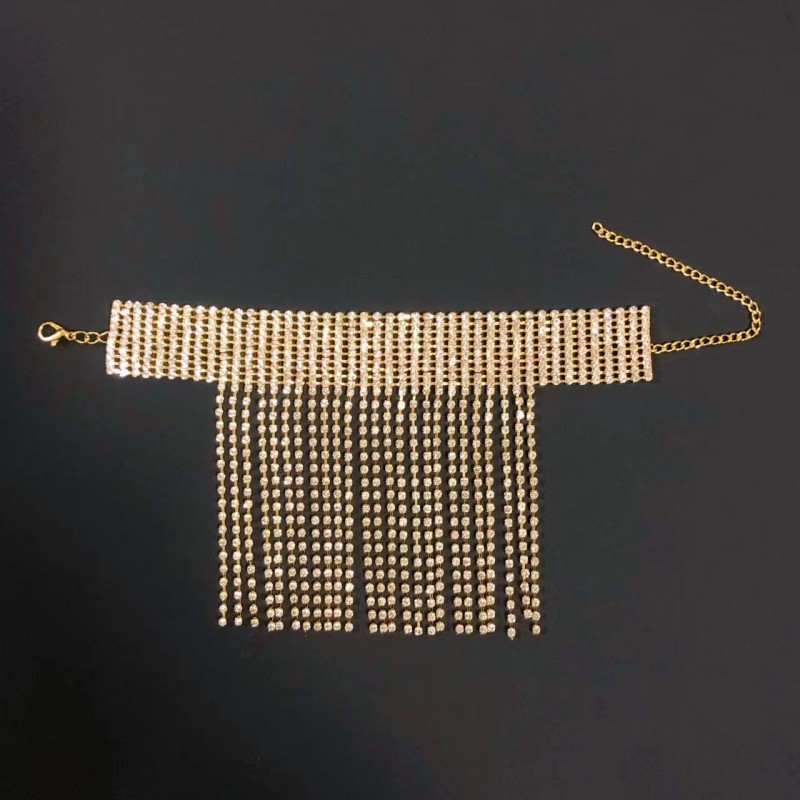 Anklet Manufacturer - OEM Crystal Tassel Chain High Heel Shoe Accessories