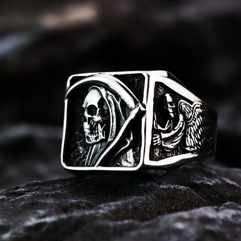 Skull Ring Factory - OEM Stainless Steel Vintage Punk Biker Jewelry