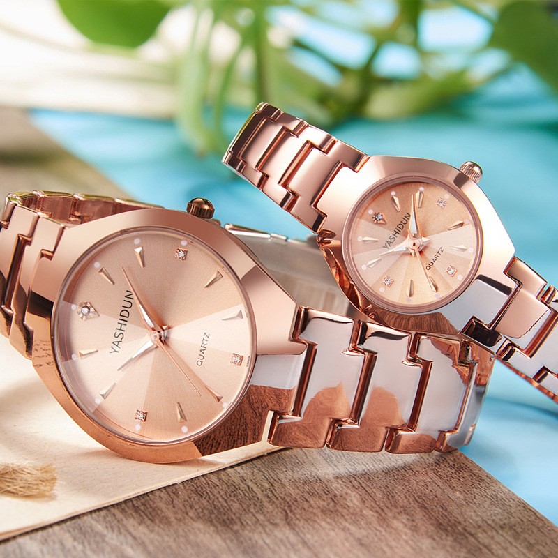 Women's Watch Factory - OEM Diamond Stainless Steel Waterproof Lovers Watch