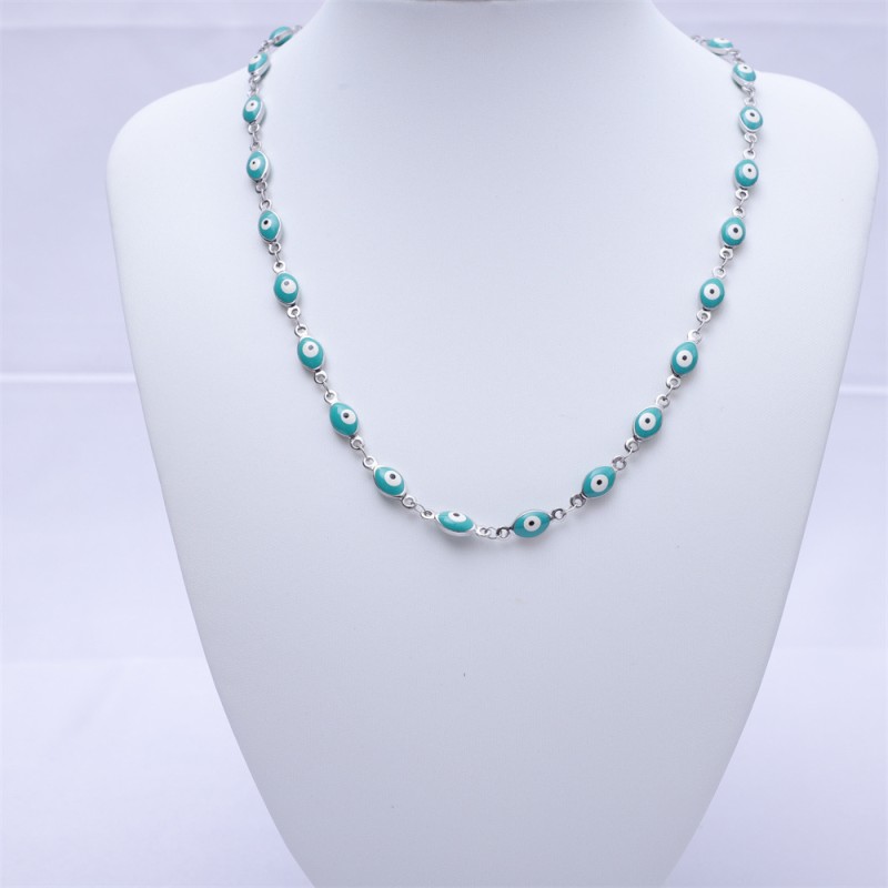 Stainless Steel Necklace Factory - OEM 18K Gold Plated Oval Pendant for Women