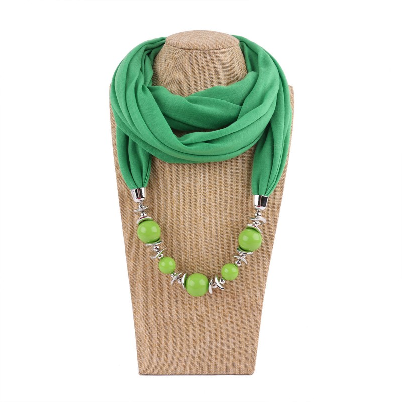 Ethnic Scarf Manufacturer - OEM Winter Women Beads Jewelry Scarves