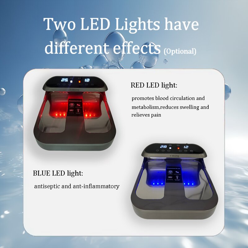 PEMF Terahertz Therapy Device Manufacturer - Y-Rising YR-P08 Stainless Steel Remote Control Foot Spa