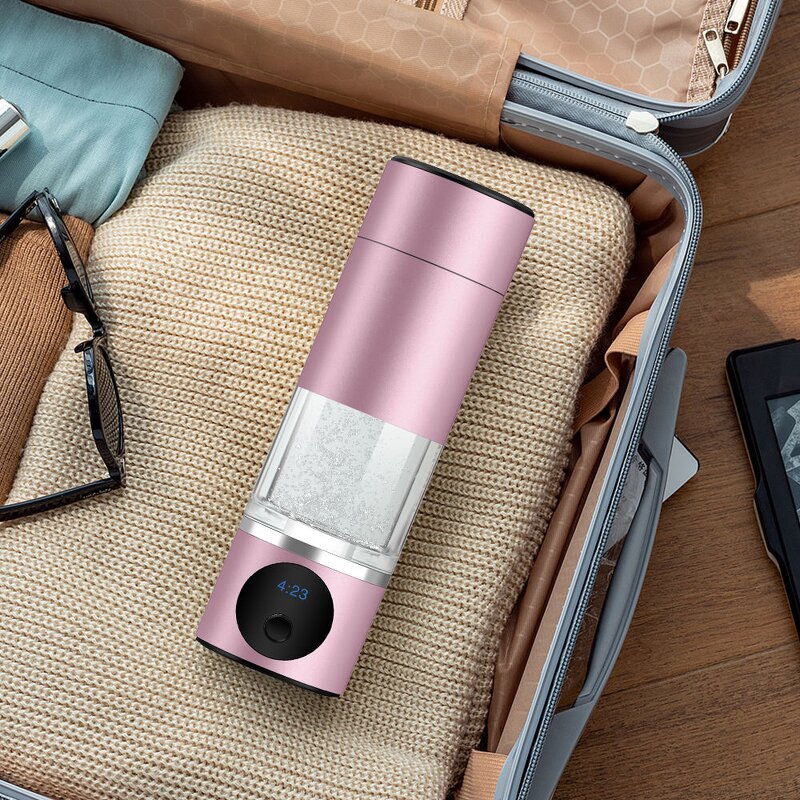 Rechargeable Hydrogen Water Bottle Manufacturer - PEM SPE Technology, 6000PPB H2 Generator