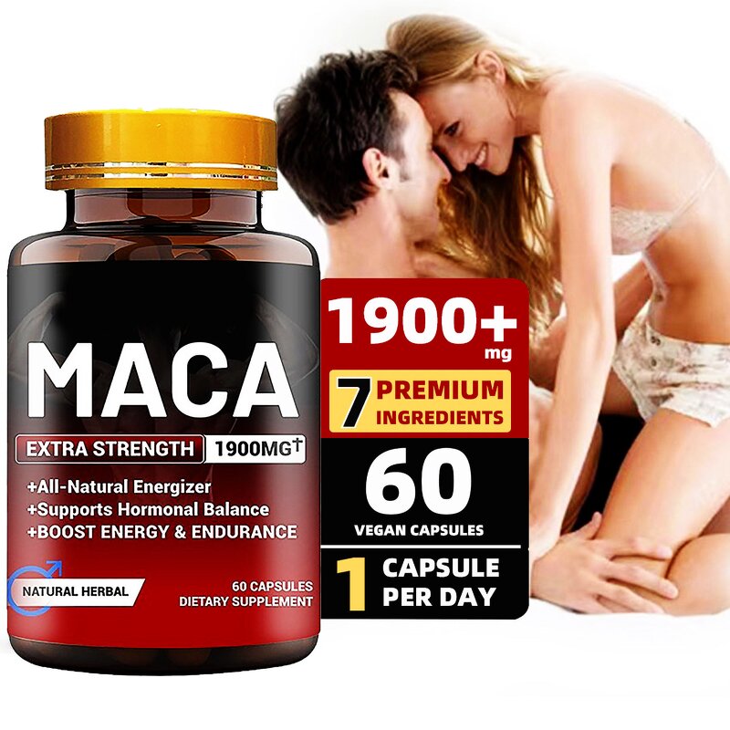 Maca Root and Panax Ginseng Capsules Manufacturer - Factory Wholesale Private Label Herbal Supplements