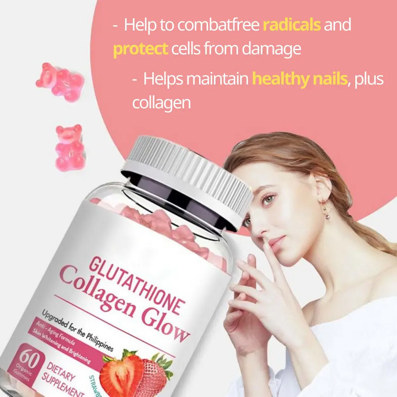 Skin Whitening Gummies Manufacturer - Factory Wholesale Collagen & L-Glutathione for Adult Women