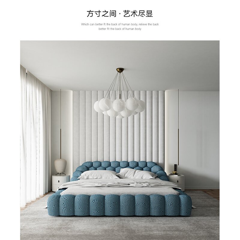 Double Bed Manufacturer - Simple Princess Sleeping Girls Massage Castle King Size