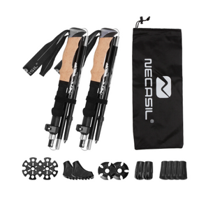 Trekking Poles Manufacturer - Collapsible 2-Piece Set for Seniors, Women & Men
