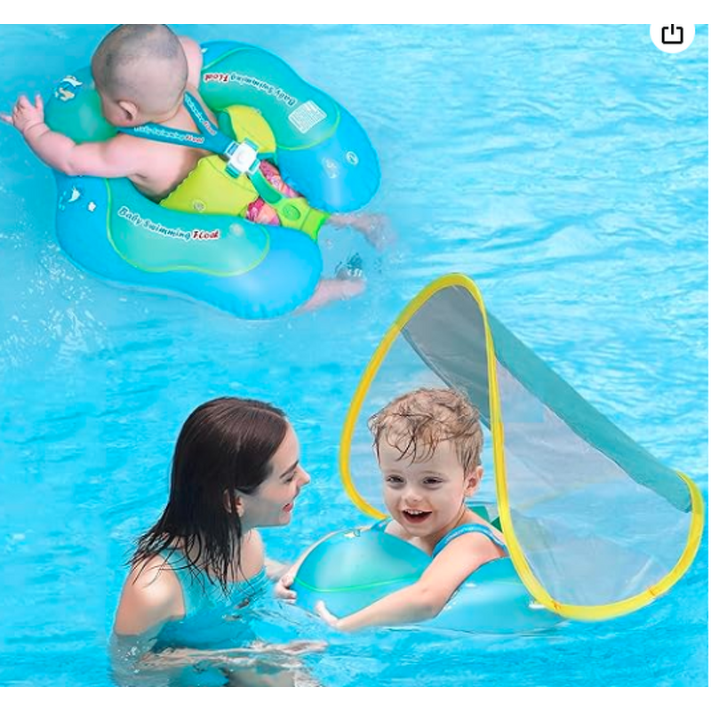 Baby Swim Float Manufacturer - Infant Pool Float with Sun Canopy for 0-6 Years