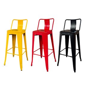 Bar Stool Manufacturer - Modern Minimalist Stackable Iron Chair for Café Lounge