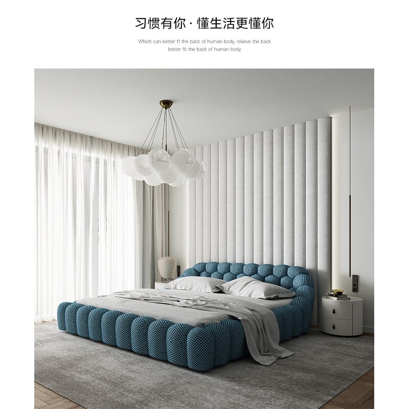 Double Bed Manufacturer - Simple Princess Sleeping Girls Massage Castle King Size