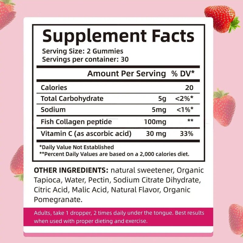 Collagen Gummies Manufacturer - Private Label & 60 Gummies for Daily Skin Care